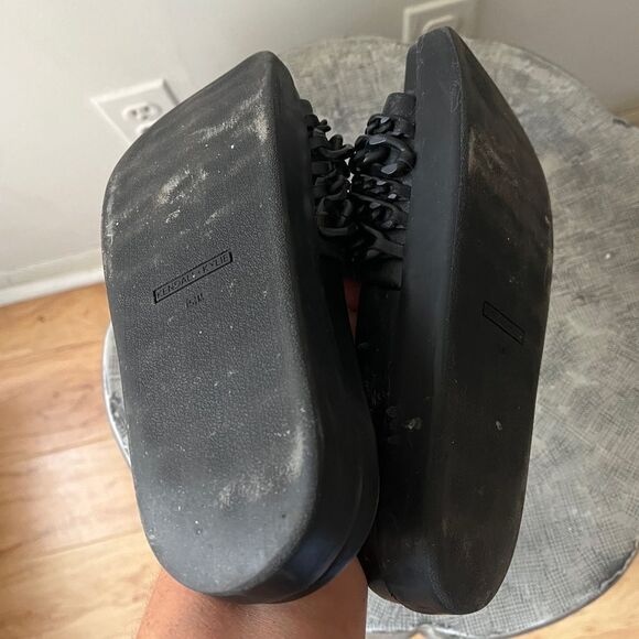 Kendall + Kylie Shiloh chain link slides Black sz 5.5 - Picture 7 of 9